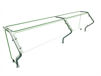 Hatco Flav-R-Shield ES73-84 Self-Service 2-Bay Tempered Glass Food Shield, 84-Inch Wide