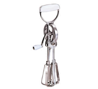 12-Inch Manual Rotary Egg Beater with Stainless Steel Blades