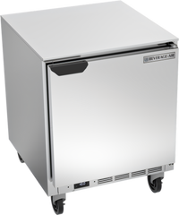 Beverage-Air UCF27AHC 27-Inch Wide Single-Section Undercounter Freezer with Solid Door, 5.87 Cu. Ft., Rear-Mounted Self-Contained Refrigeration