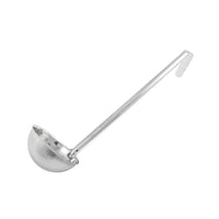 Winco 8 oz Stainless Steel One-Piece Ladle with 12-1/2 Inch Handle