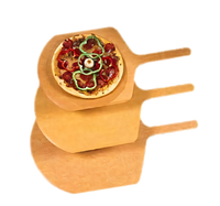 American Metalcraft MP1626 Pressed Wood Pizza Peel with 16 x 17 Inch Blade, 26 Inch Overall Length