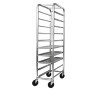 Channel All-Welded Aluminum End-Load Platter Rack for 5 18-Inch Platters