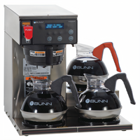 BUNN AXIOM-15-3 Single Automatic Fill Commercial Drip Coffee Brewer with 3 Warmers and 200 oz Tank