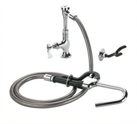 Krowne Royal Series Deck-Mount Single Pantry Pot Filler Assembly with 72-Inch Flexible Hose