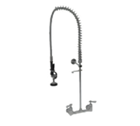 Advance Tabco Heavy Duty Splash Mount Pre-Rinse Faucet Assembly, 8 Inch O.C., Lead Free