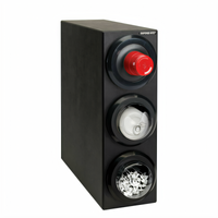 Dispense-Rite Countertop Cup, Lid & Straw Dispensing Cabinet, 3-Dispenser, 8 to 44 oz.