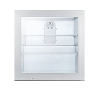 Summit Commercial Countertop Reach-In Glass Door Freezer Merchandiser, 2 Cu. Ft.
