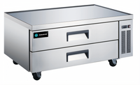 Hurakan 48-Inch 2-Drawer Chef Base Refrigerator with Stainless Steel Top
