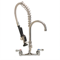 WorkForce 8-Inch O.C. Splash Mount Mini Pre-Rinse Faucet
