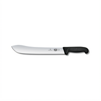 Victorinox Fibrox® 12-Inch Stamped Straight Blade Butcher's Knife with Black Fibrox Handle