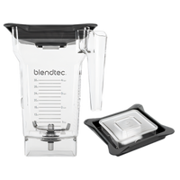 Blendtec FourSide™ 75 oz Clear Tritan Blender Jar with Latching Lid and Wingtip Blade