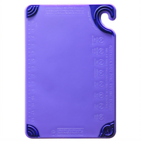 Saf-T-Grip Allergen Saf-T-Zone Purple Cutting Board, 15 x 20 x 1/2 Inch, Co-Polymer
