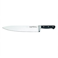 Acero 12-Inch Forged Chef's Knife, German High Carbon Stainless Steel Blade, Black POM Handle
