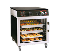 Hatco Flav-R-Savor Mobile Heated Holding Cabinet with Clear Door, 6 Pan Capacity