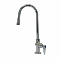 Advance Tabco K-48 Single Deck-Mounted Gooseneck Faucet with 8-1/2 Inch Spout, Lead Free