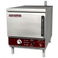 Crown EPXN-3 Countertop Boilerless Electric Steamer, 3 Full-Size Pan Capacity
