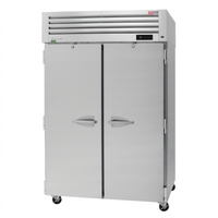Turbo Air PRO Series Two-Section Reach-In Refrigerator, 47.73 Cu. Ft., Top-Mount Self-Contained, Solid Doors