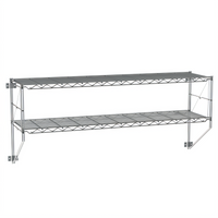 Metro Erecta Regular Chrome Wire Wall Shelf Kit, 50-1/4 W x 13 D x 21 H