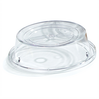 Clear Polycarbonate Round Plate Cover for 10-3/16