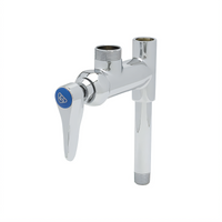T&S Brass Add-On Faucet, Less Nozzle, Single-Hole, Swivel Outlet, Lever Handle