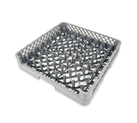 Crestware Full-Size Open-End Peg Plate & Tray Dishwasher Rack with Handgrips