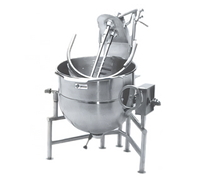 Legion 80-Gallon Direct Steam Tilting Kettle with 2/3 Jacket and Tri-Leg Base