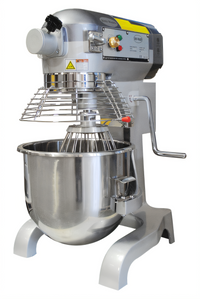Serv-Ware 20 Quart Floor Model Planetary Dough Mixer with PTO, 3-Speed, #12 Hub