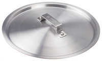 Winco Elemental Flat Round Aluminum Pot and Pan Lid, 16.75-Inch Outer Diameter