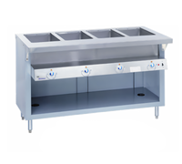 Thurmaduke E-5-DLPG Electric 5-Well Full-Size Steamtable Unit with Open Storage Base