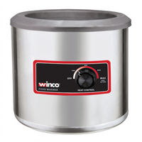 Winco FW-7R250 7 Qt Electric Round Countertop Food Warmer