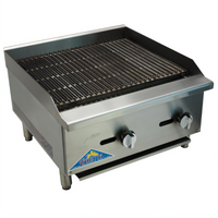 Comstock-Castle CCERB24 24-Inch Radiant Gas Char-Broiler, Countertop, 60,000 BTU