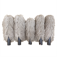 Bar Maid Standard Size 5-Piece Slotted Glass Polishing Head Set for GP-100