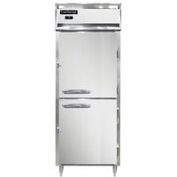 Continental Refrigerator Designer Line D1FENSAHD One-Section Wide Reach-In Freezer with Half-Height Solid Doors