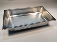 Henny Penny 1/1 GN Perforated Stainless Steel Hotel Pan, 3.74-Inch Deep