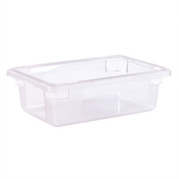 StorPlus Clear Polycarbonate Stackable Food Storage Box, 3.5 Gallon, 12 x 18 x 6 Inch