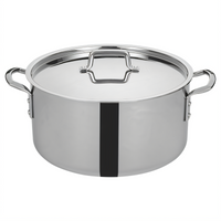 Tri-Gen 20 Qt Round Tri-Ply Induction-Ready Stock Pot with Cover