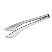 Winco 10-1/2-Inch Medium Serving Tongs, 18/8 Stainless Steel, Satin Finish