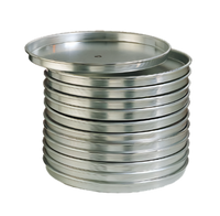 American Metalcraft 12-Inch Round Straight-Sided Solid Aluminum Pizza Pan, 1-Inch Deep