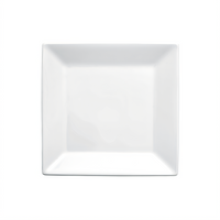 Winco Royalsquare 8-Inch Square Porcelain Plate, White