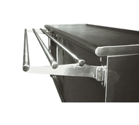 Advance Tabco Drop-Down Tubular Tray Slide for Tables, Per Linear Foot