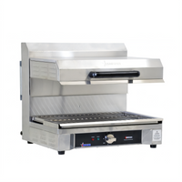 23-Inch Electric Countertop Salamander Broiler with Adjustable Quartz Top Heat