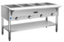 Thumbnail image #1 for Serv-Ware 4-Bay Liquid Propane Gas Steam Table with Open Wells