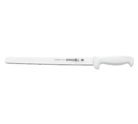 Mundial 12-Inch Slicing Knife with White Antimicrobial Polypropylene Handle