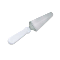 Crestware 5 x 2 Inch Pie Server with White Plastic Handle