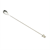 Barfly Classic 13-Inch Stainless Steel Bar Spoon with Twisted Stem and Fly-End Handle