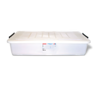 Araven 42.2-Quart Translucent HDPE Food Storage Container with Lid