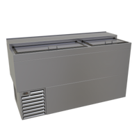 Glastender 60-Inch Stainless Steel Flat Top Deep Well Slide Top Bottle Cooler