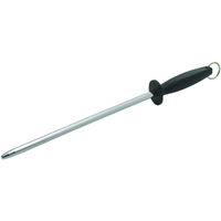 Winco Acero 12-Inch Round Diamond-Coated Honing Steel