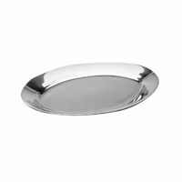 10 Inch Oval Mirror Aluminum Sizzle Platter