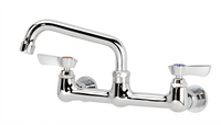 Krowne Silver Series Low-Lead Backsplash-Mount Faucet with 6-Inch Swing Spout, 8-Inch Centers